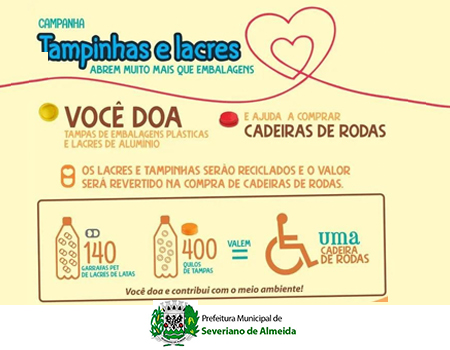 Tampinhas e Lacres abrem muito mais que embalagens