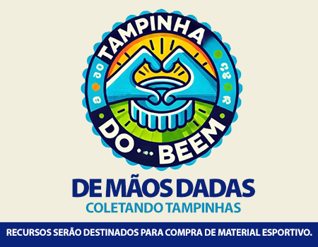 De Mãos Dadas Coletando Tampinhas