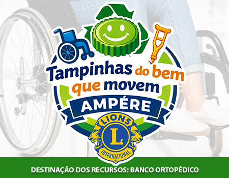 Tampinhas do Bem que Movem Ampére