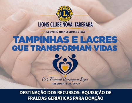 Tampinhas e Lacres que Transformam Vidas